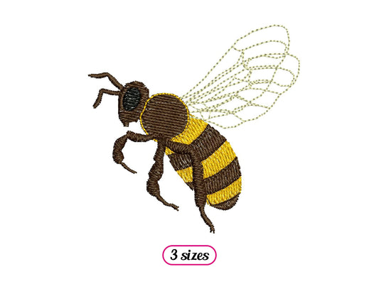 Mini Realistic Flying Bee Side View