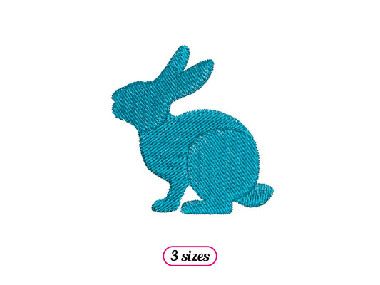 Mini Rabbit Silhouette