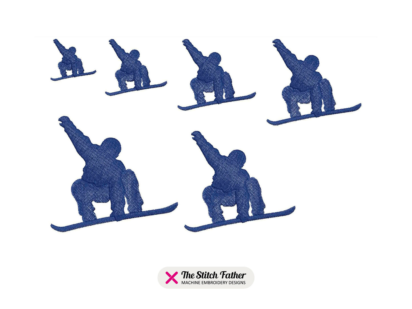 Snowboard Grab Silhouette