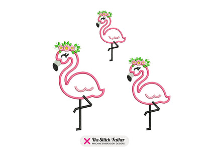 Flamingo Applique