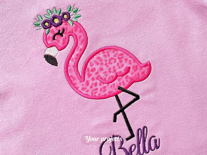 Flamingo Applique