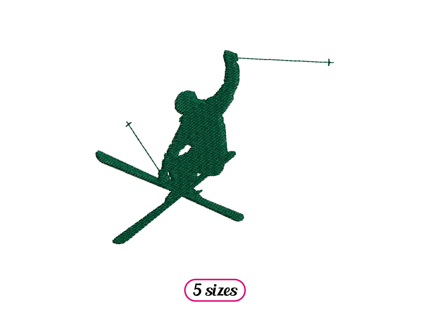 Skier Silhouette