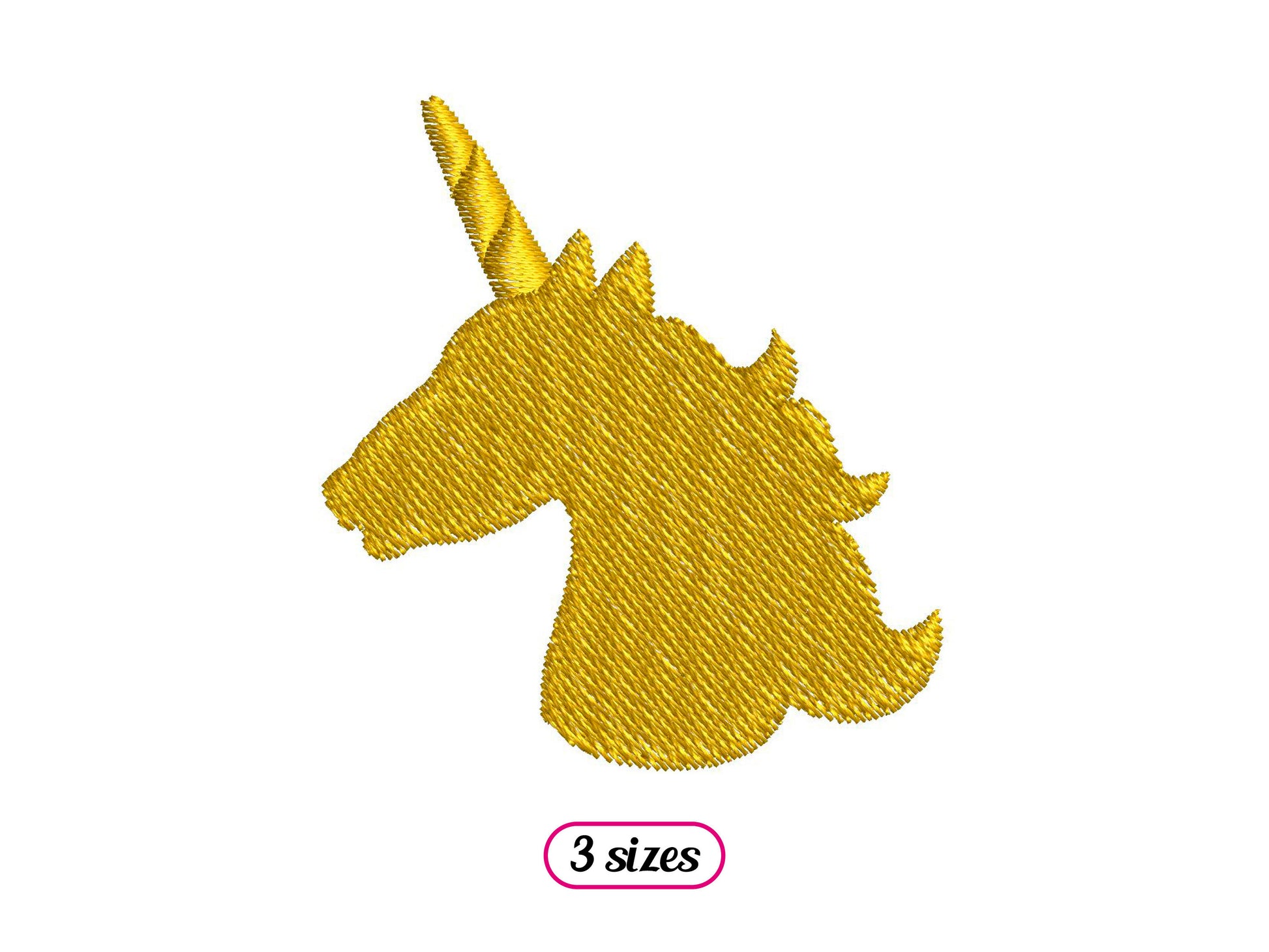 Mini Unicorn Head Silhouette