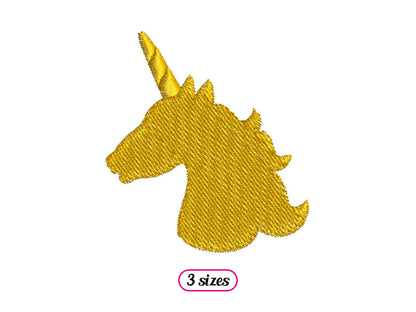 Mini Unicorn Head Silhouette