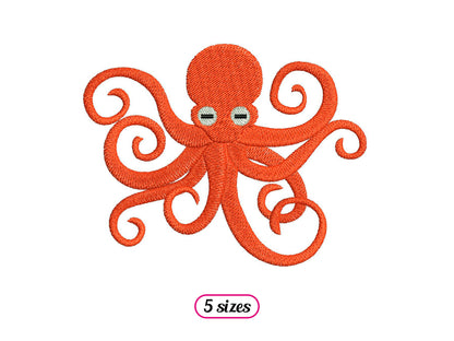 Modern Octopus Flat Style