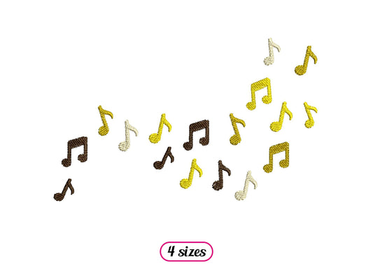 Many Tiny Musical Notes