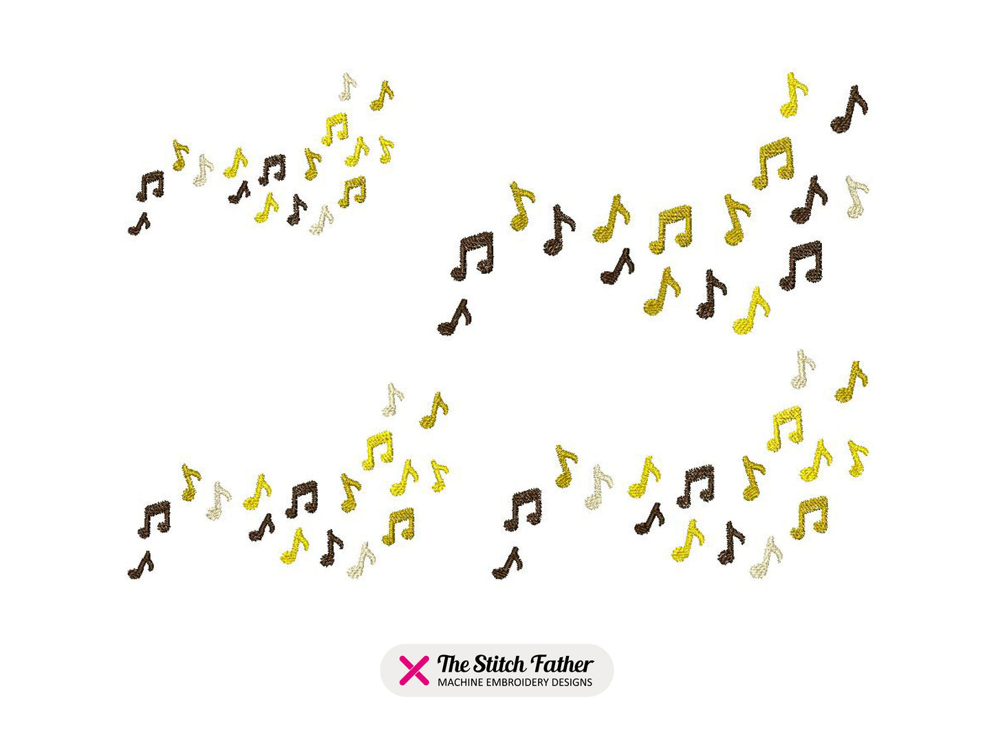 Many Tiny Musical Notes