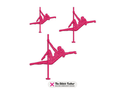 Mini Pole Dance Silhouette Hook