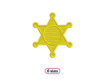 Mini Sheriff Star Badge