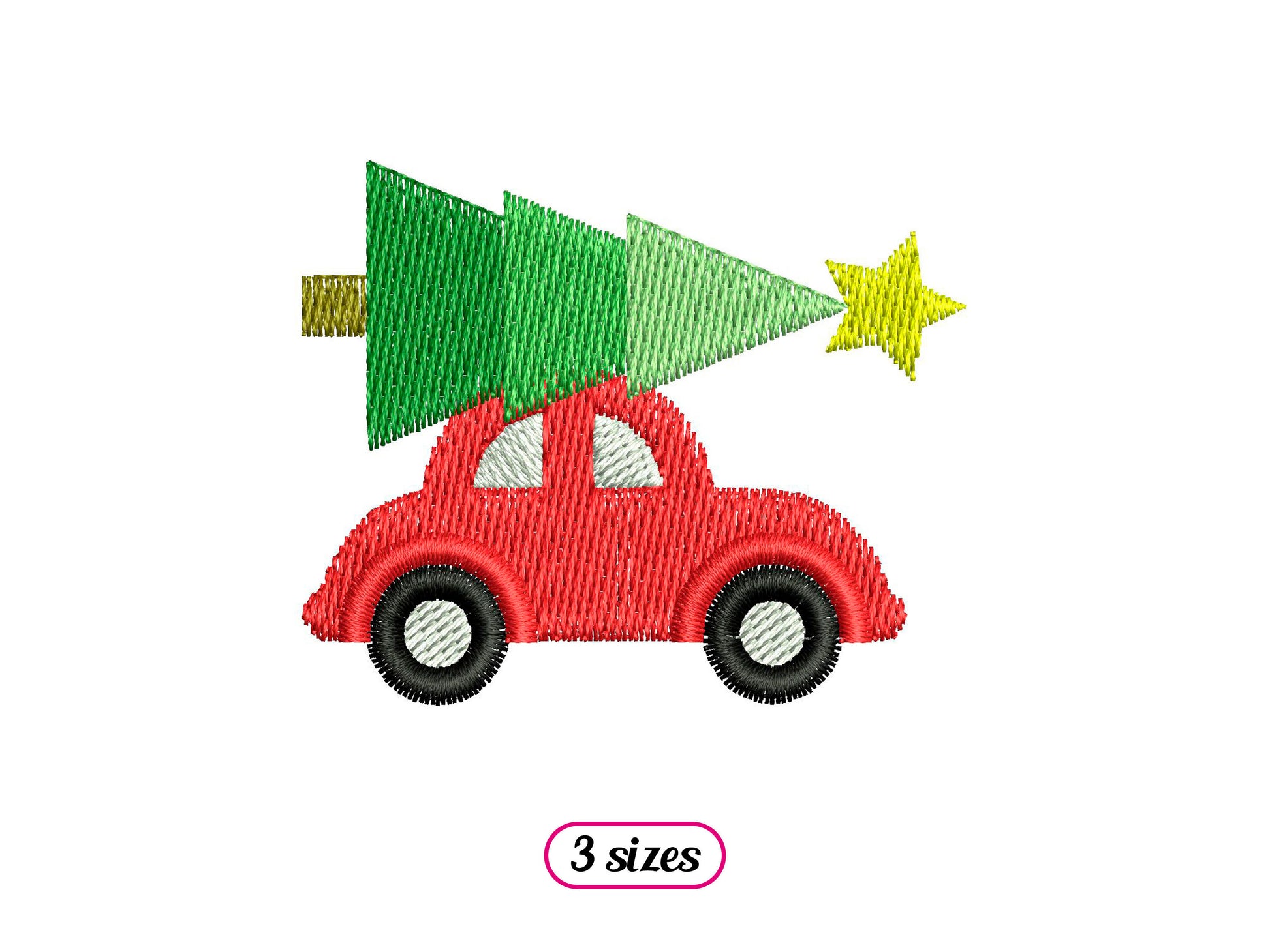Mini Christmas Tree Truck Car