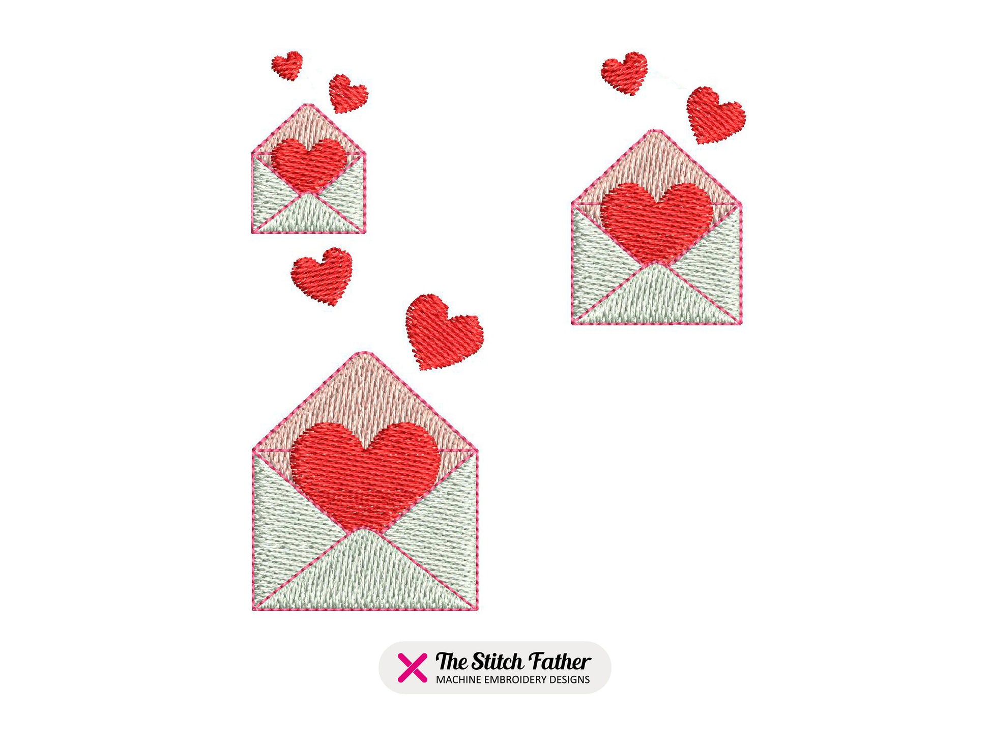 Mini Envelope with Hearts