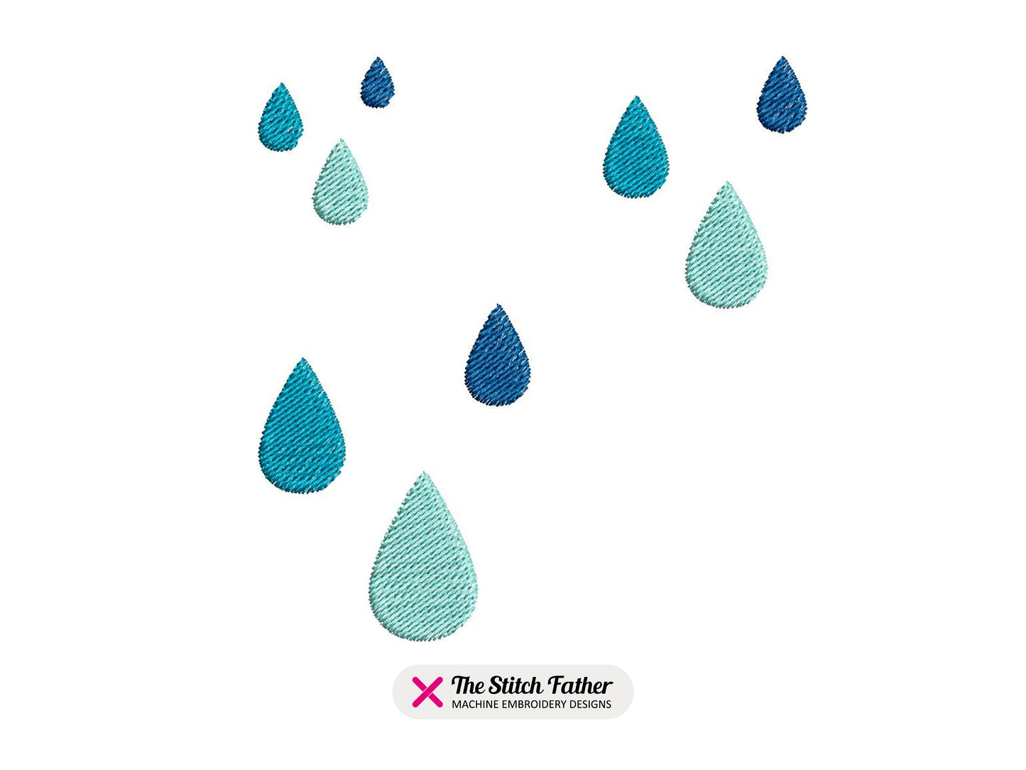 Many Small Drops Fill Stitch