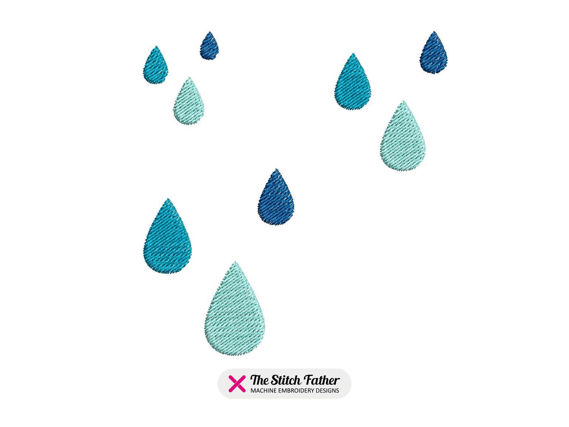 Many Small Drops Fill Stitch