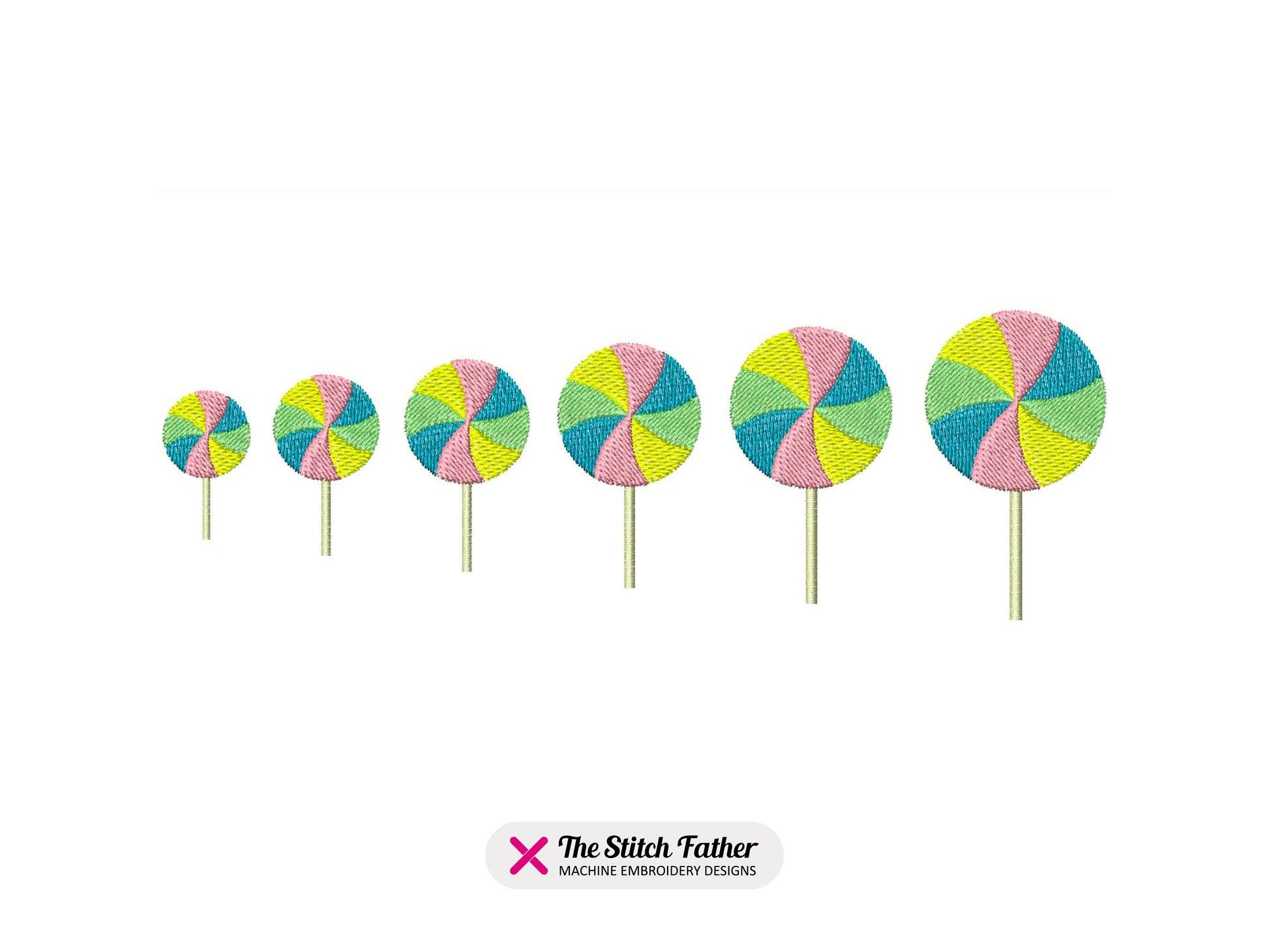 Round Striped Lollipop