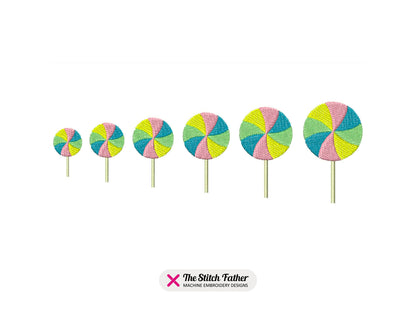 Round Striped Lollipop