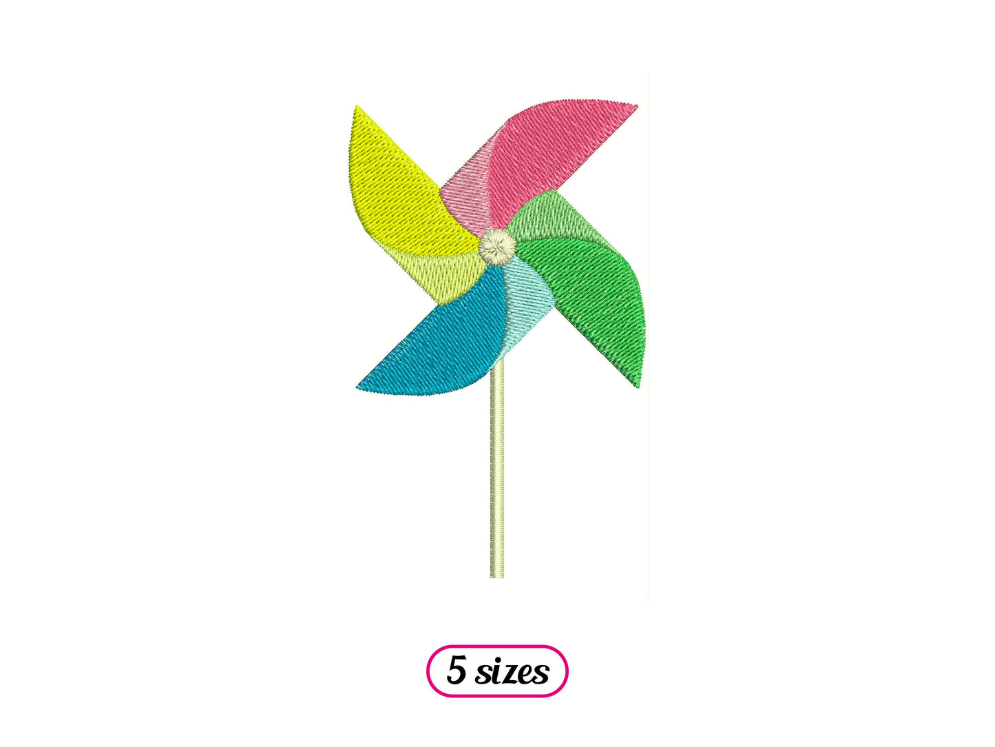 Rainbow Pinwheel