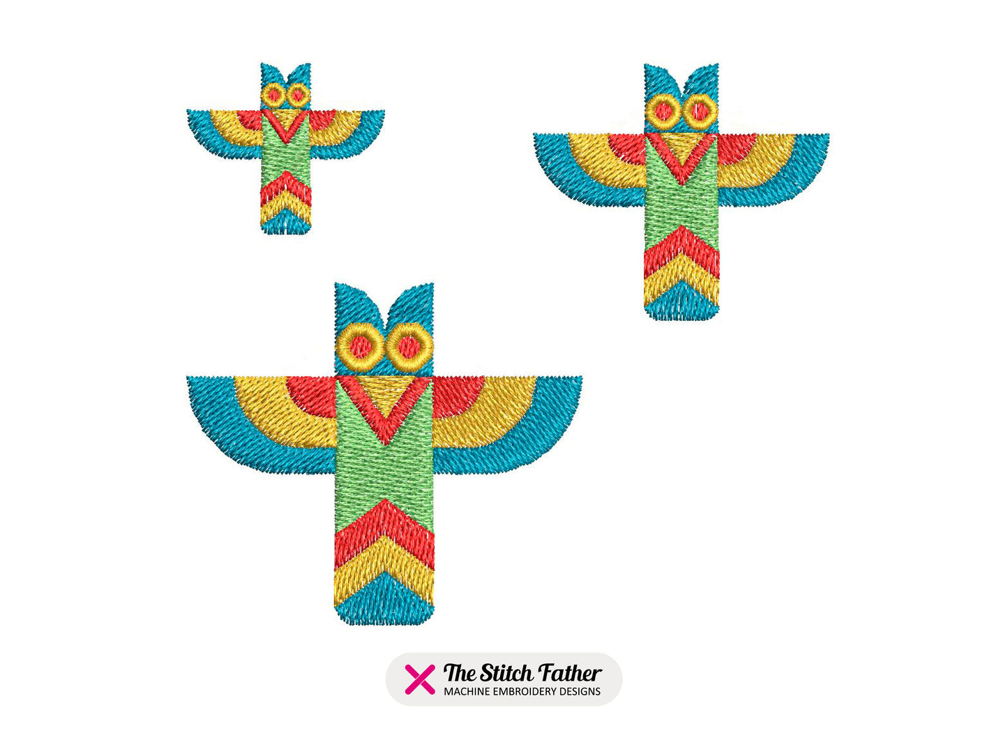 Mini Eagle Totem Pole
