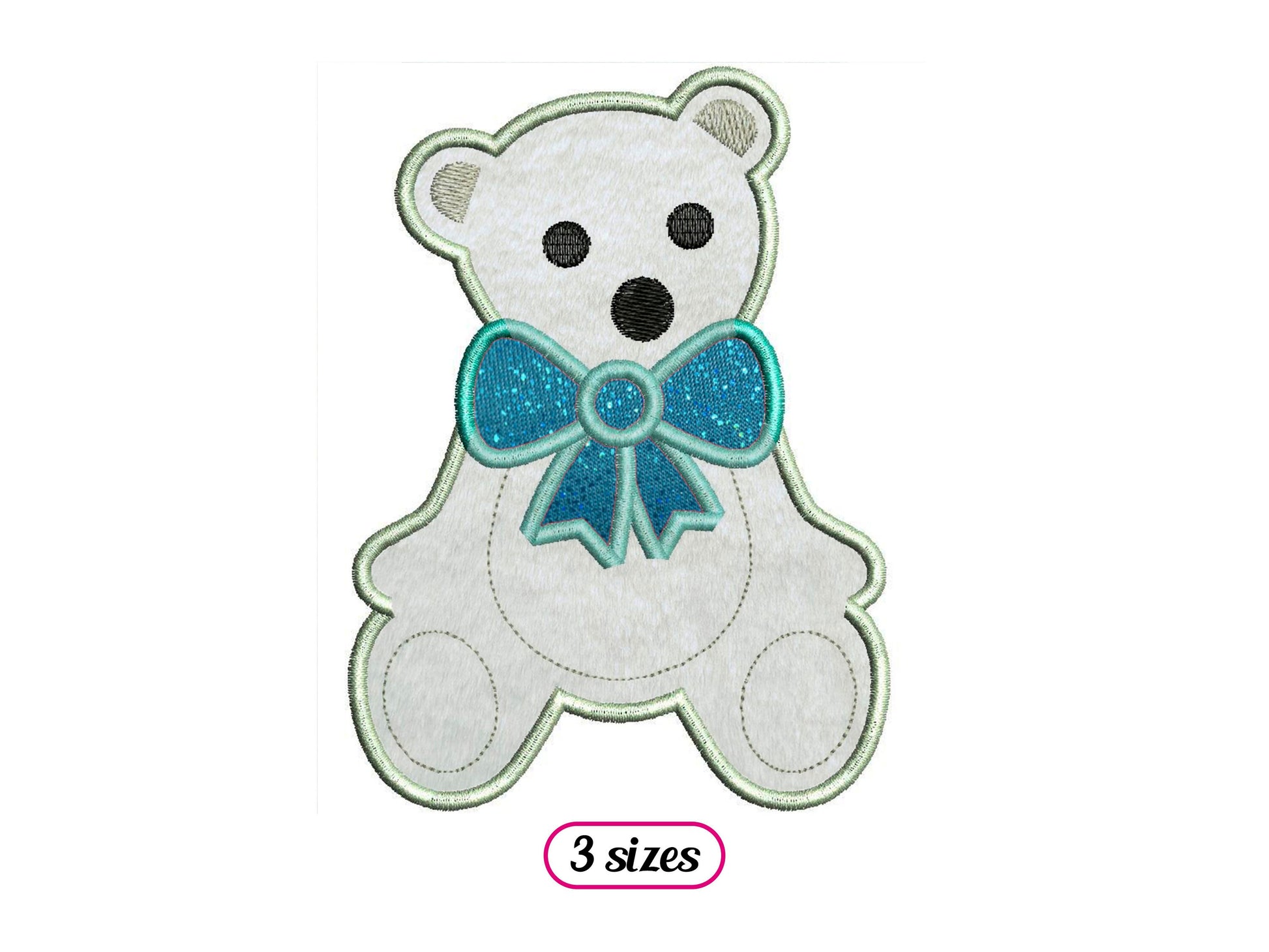 Teddy Bear Applique