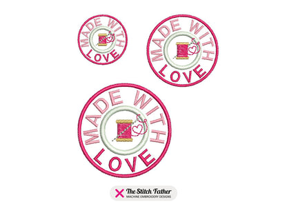 Mini Made with Love Sewing Logo