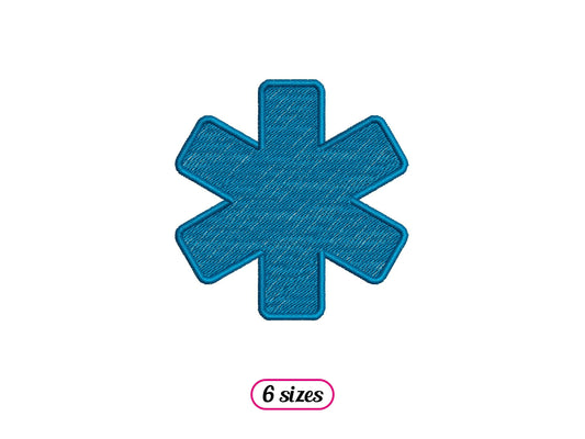 Mini Filled EMS Symbol, Ambulance Logo