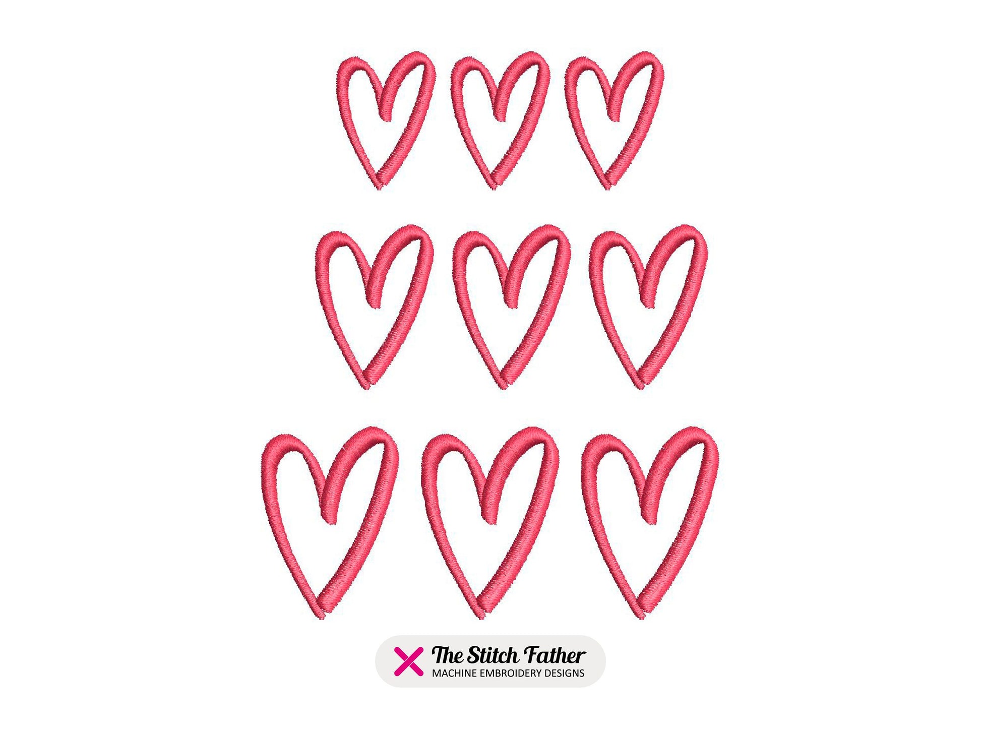 Mini Horizontal Hearts