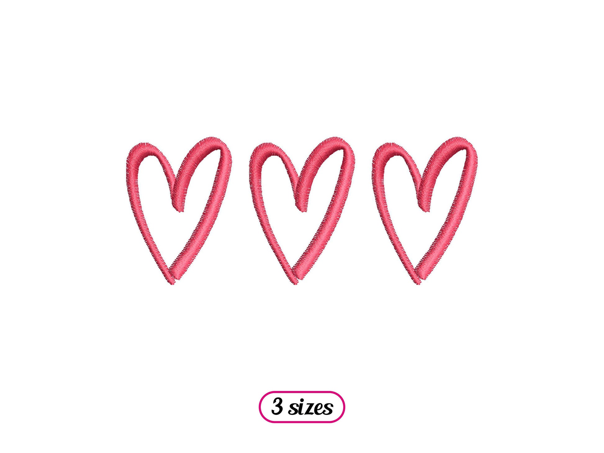 Mini Horizontal Hearts