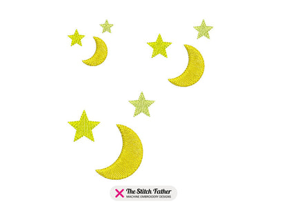 Mini Stars and Moon