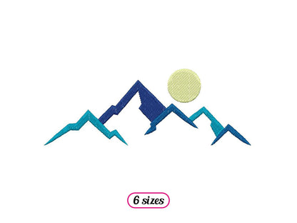 Mountain Skyline 5x7