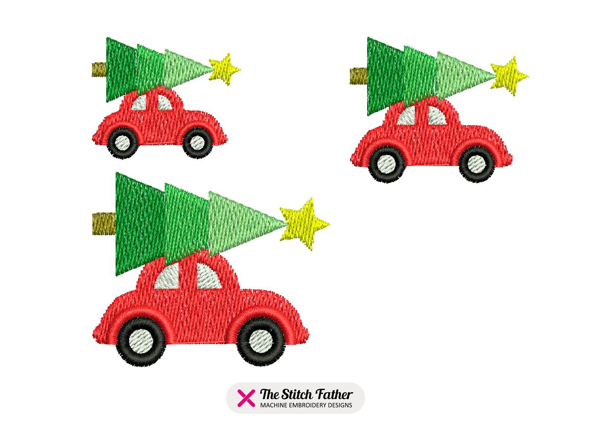Mini Christmas Tree Truck Car