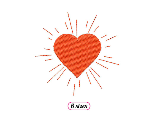 Mini Heart with Rays