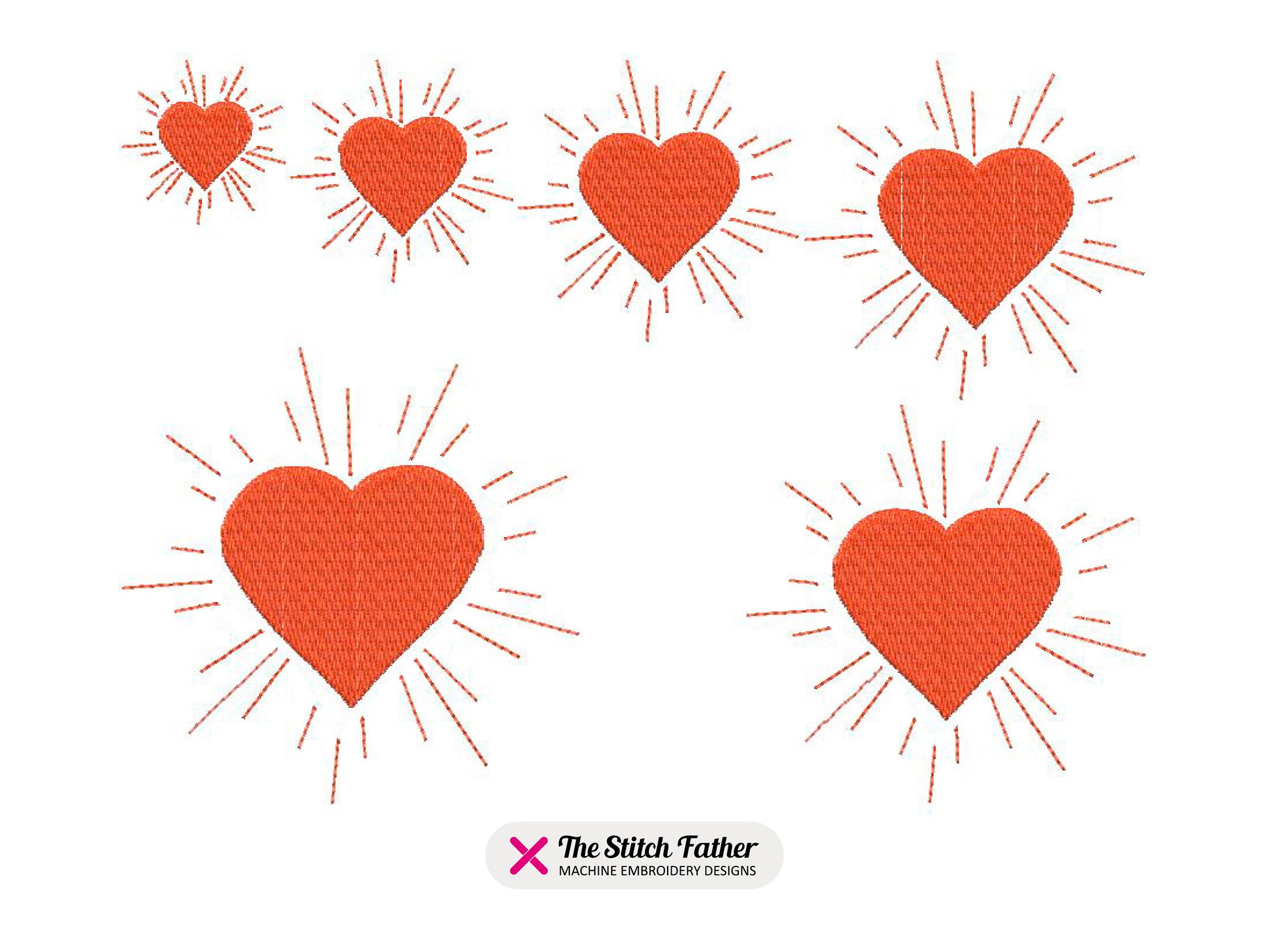 Mini Heart with Rays