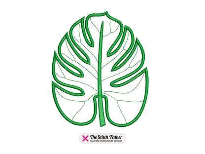Monstera Leaf Applique