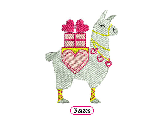 Llama Holding Gift