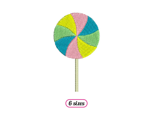 Round Striped Lollipop