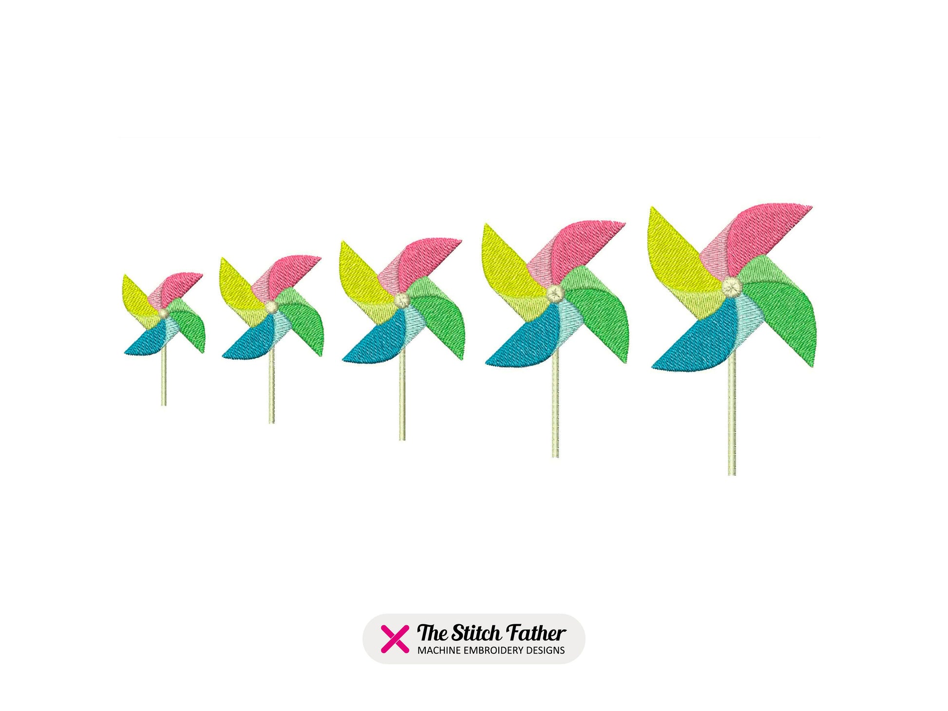 Rainbow Pinwheel