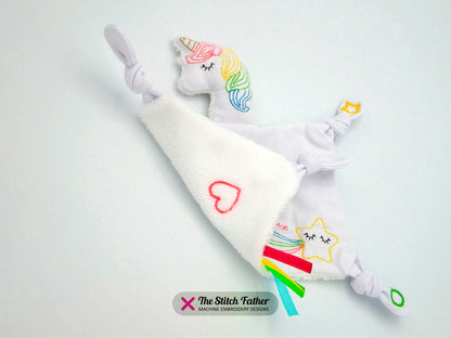 Unicorn Flat Cuddly Toy