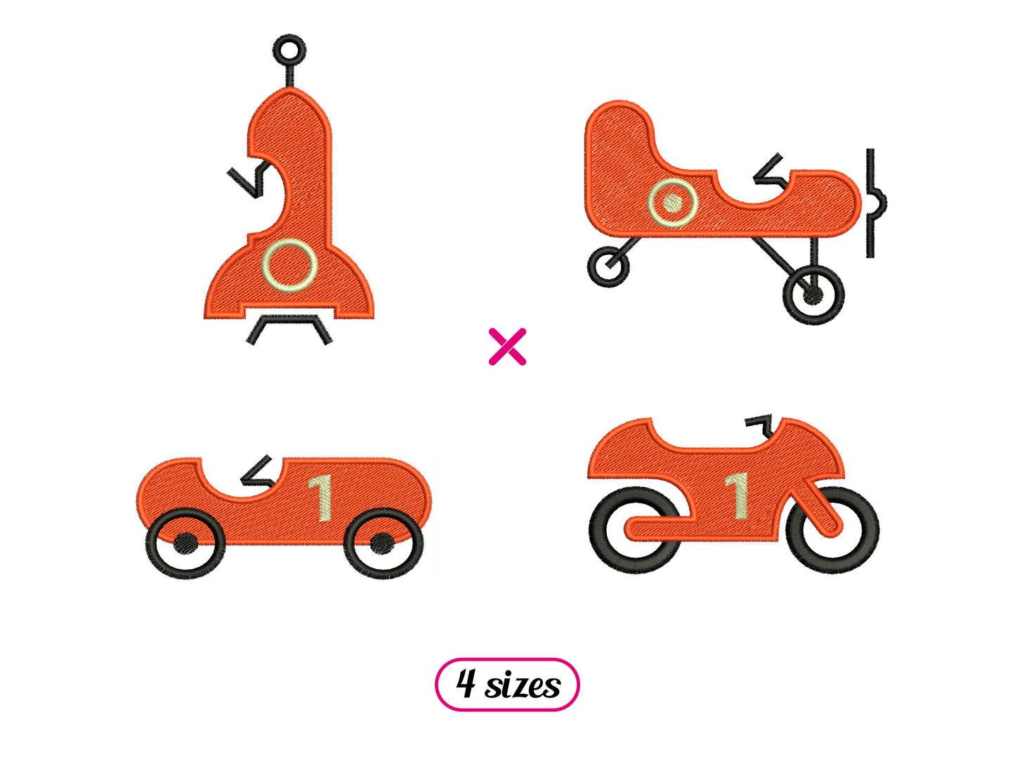 Vehicles Toys Set