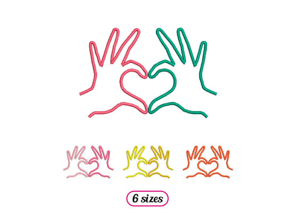 Heart Hands 2 Colors