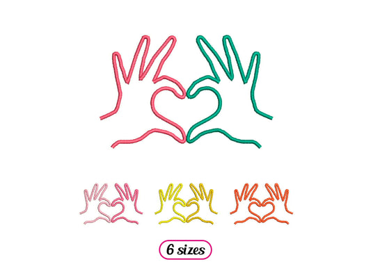 Heart Hands 2 Colors