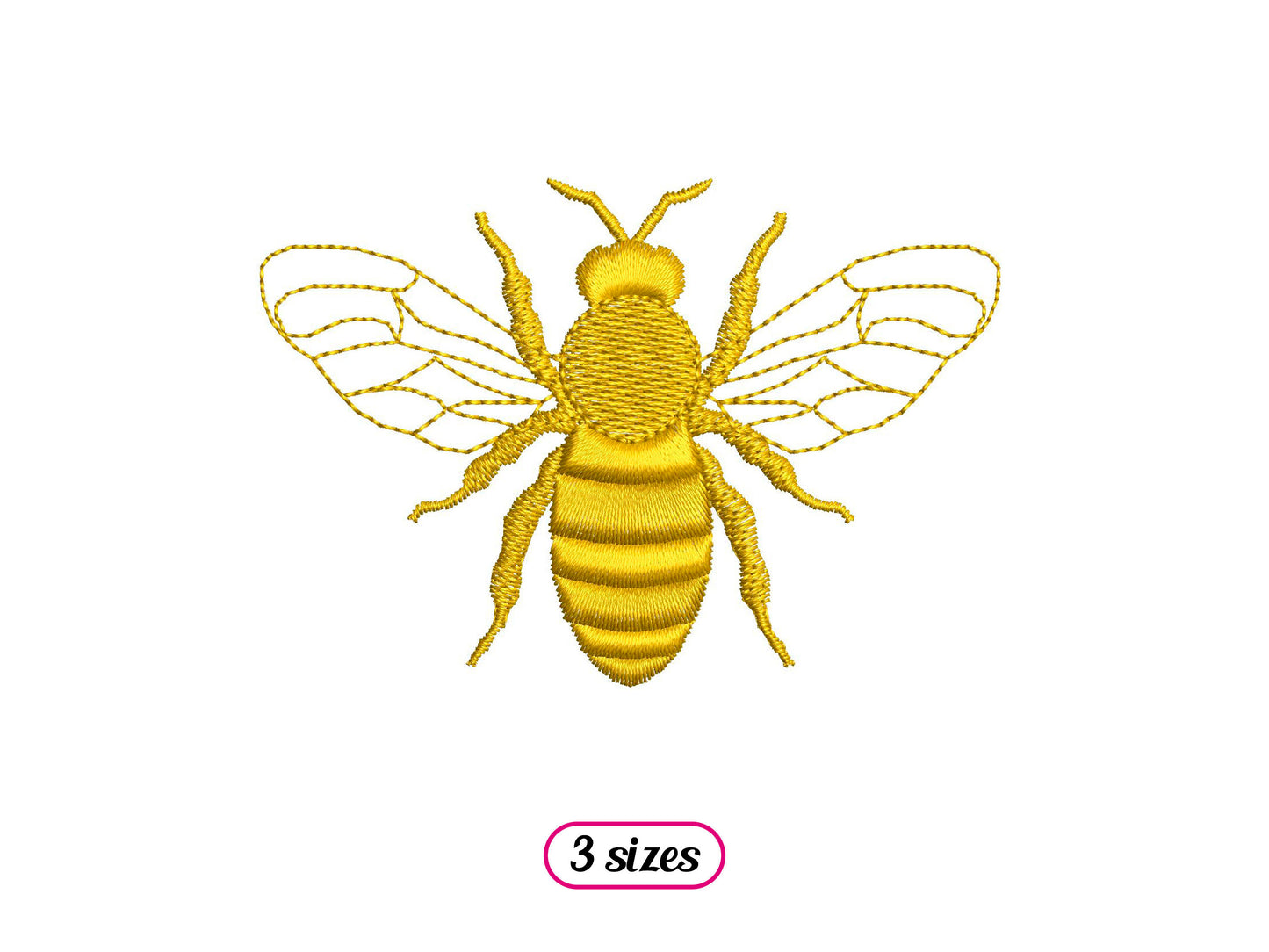 Mini Bee Monochrome