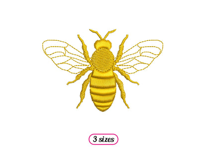Mini Bee Monochrome