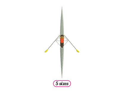 Solo Rower Top View Machine Embroidery design - 5 sizes - INSTANT DOWNLOAD