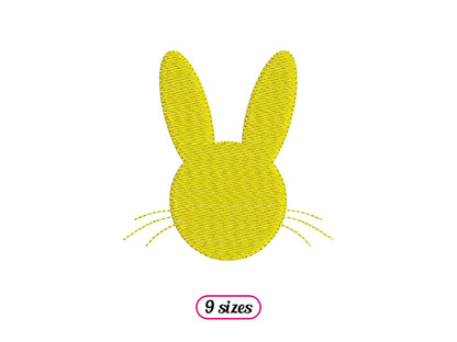 Bunny Head Silhouette