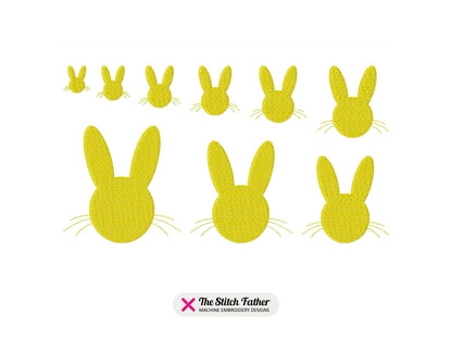 Bunny Head Silhouette