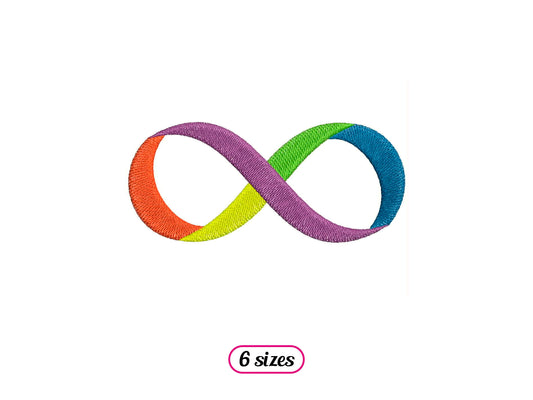 Neurodiversity Symbol Machine Embroidery design - 6 sizes - INSTANT DOWNLOAD
